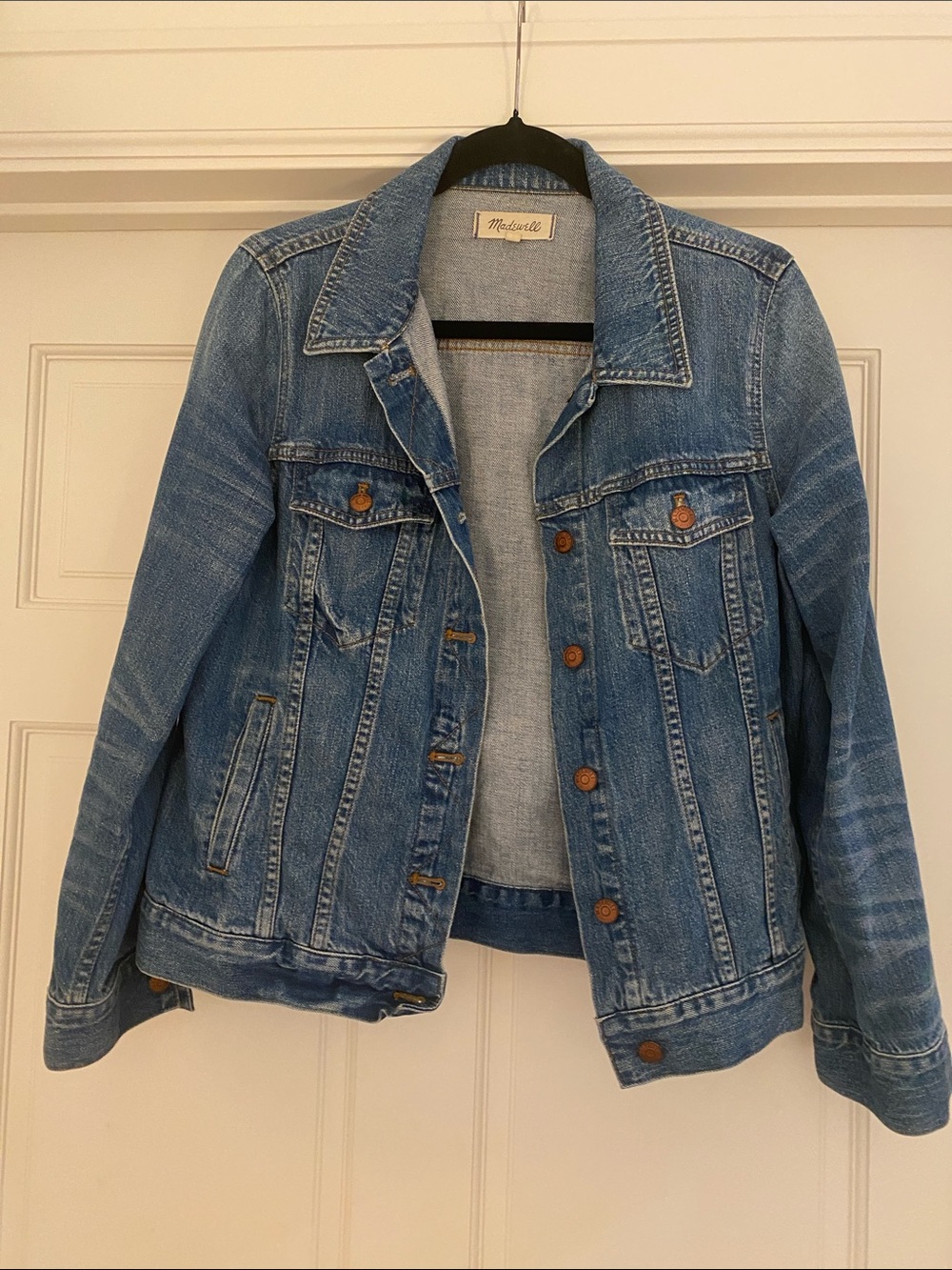 Madewell Light Blue Washed Denim Jacket